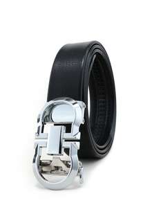 beaytar 1 chiếc thắt lưng nam cổ điển, thắt lưng nam phong cách công sở đơn giản, thắt lưng hợp kim chất lượng cao, khóa tự động, phù hợp làm phụ kiện trang phục cho giới trẻ - Nhiều màu - Xem 3