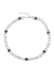 1 pieza Collar unisex de béisbol, collar de cuentas inspirador, collar de strass - collar - Ver 4