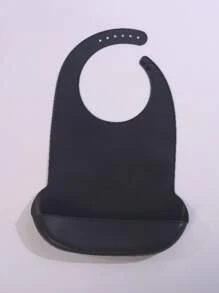 1Pc, Kitchen Adult Bibs For Men, Women, Silicone Food Bib, Elderly Silicone Adjustable Bib, Washable Adult Bibs With Crumb Catche, Eating Large Adult Feeding Bib, Waterproof Three-Dimensional Dirty Food Bib, Saliva Pocket Free Wash, Accessories,Bag,Organizer,Storage