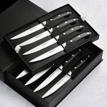 Henckels Forged Contour 8-Pc Steak Knife Set - Black - Black - View 8