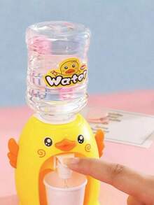 迷你饮水机玩具，可爱厨房玩具套装榨汁机真水瓶饮水玩具 - 彩色 - 查看 1