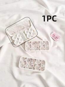 XIANG YU 可爱小动物隐形眼镜盒带镜子护理盒隐形眼镜盒翻盖透明隐形眼镜盒旅行套装，可爱隐形眼镜盒收纳盒带镊子拆卸工具，旅行和家用隐形眼镜浸泡收纳套装盒 - 顏色 - 查看 9