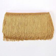 4 Inches Polyester Fringe Trim Lace Tassel Fringe Trimming For Latin Dress Stage Clothes Lamp Shade Decoration DIY