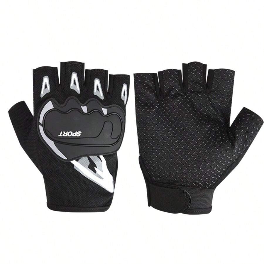 Breathable Half Finger Cycling Bicycle Gloves Waterproof Non-Slip Sports Gloves: Suitable For Fitness, Cycling, Rock Climbing And Outdoor Activities