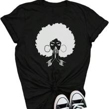 Women T-Shirts - Black1 - 查看 1