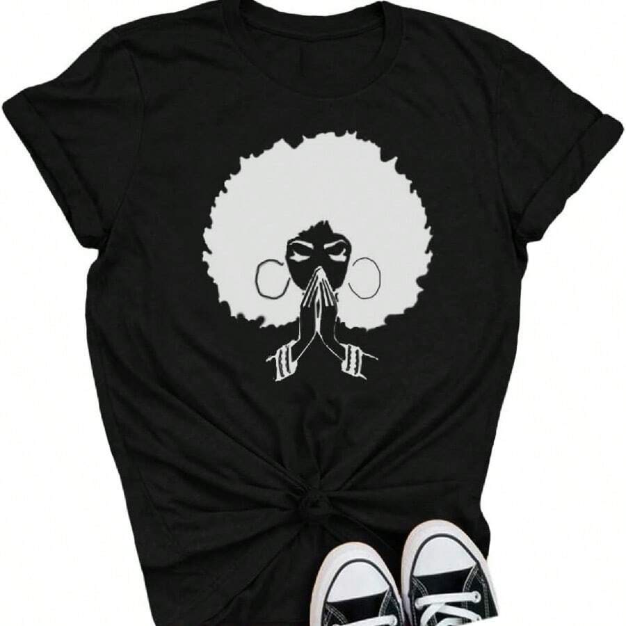 Women T-Shirts - Black1 - 查看 1