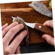 不锈钢虾线刀家用清理肠子切鱼肚刀切虾背虾尾工具