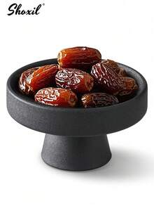 shoxil 1件装宽口矮脚陶瓷甜品碗/干果盘/小吃盘/冰淇淋碗 - 寬口甜點杯 - 查看 6