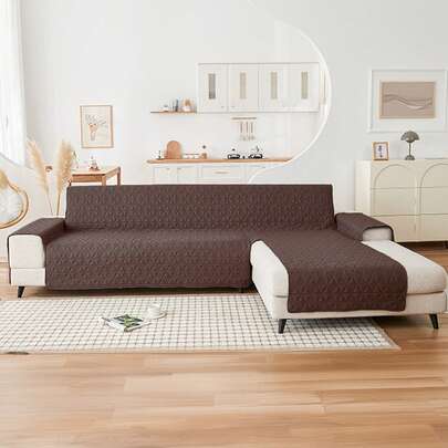 Waterproof Reversible Sofa Cover L Shape Sectional Couch Cover Chaise Lounge Cover