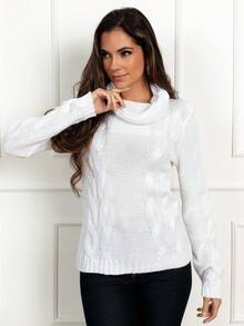 Women Sweaters - Blanco - Ver 2