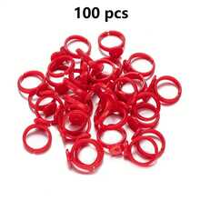 100/500 件/包塑料圆形底座，空白适用于 DIY 珠宝制作、工艺材料和配件