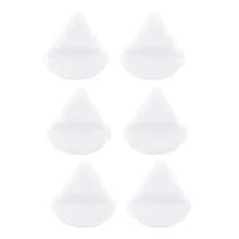 6個/10個/60個 三角形粉撲，適用於定妝粉、散粉和壓粉，柔軟天鵝絨面部與眼妝化妝海綿塗抹器 - 彩色 - 查看 23
