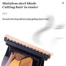 Kemei KM-291 男士电动理发器套装(含配件),USB 充电式理发器,胡须剃须刀,带 LED 显示屏的无线理发器,沙龙品质 | 修剪器可用于家庭旅行、圣诞节、万圣节礼物 - 彩色 - 查看 5