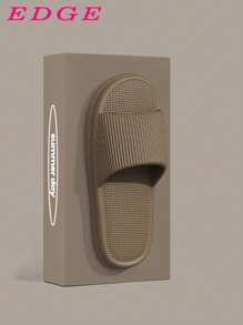 Pantuflas de verano universales para hombre y mujer, de EVA, con diseño de color liso, excelente transpirabilidad, cómodas, antideslizantes, ideales para la ducha o el baño. Ligeras y cómodas. Sandalias para mujer, zapatos de mujer, sandalias blancas, sandalias negras, pantuflas de casa para mujer.