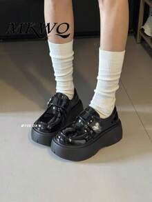 Women Loafers Shoes - 黑色 - 查看 4