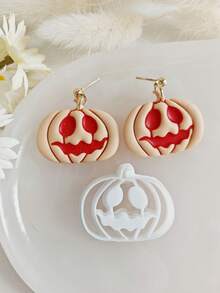 Halloween Polymer Clay Cutter For Jewelry Making, Ghost Bat Clay Tool For Charm Making, Pumpkin Clay Cutter Mold Crafting Handmade Tool - Clay Cutter - View 3