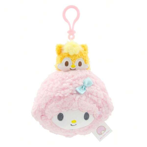 Adornos de peluche de piano dulce de la familia Sanrio, adornos creativos de dibujos animados para bolsos, que pueden usarse como regalos navideños