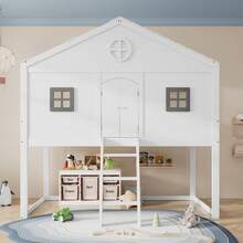Kids Bed Frames, Headboards & Footboards - White - View 3