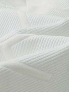 Men's Casual Sports Fashionable Hooded Plaid Jacquard Sweatshirt With Leather Label, Gift - White - View 3