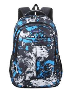 Desain kamuflase, ransel kamuflase ini tersedia dalam empat warna: hitam, biru, merah, dan hijau. Ransel kamuflase yang modis ini memiliki struktur multi-lapisan berkapasitas besar yang kasual dengan penutup resleting dan tali bahu lebar yang dapat disesuaikan. Ringan dan portabel, ransel ini bergaya. - MultiWarna - View 12