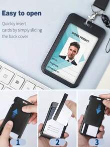 Zestaw personalizowanych uchwytów na identyfikatory, zwijany uchwyt na identyfikator, smycz, uchwyt na identyfikator, identyfikator na klatkę piersiową, odpinany smycz, w tym smycz, zwijany klips, identyfikator, odpowiedni do personalizowanych uchwytów na karty pracy, legitymacja studencka na sezon szkolny, karta na posiłek, karta autobusowa, uchwyt na kartę użyteczności publicznej, artykuły biurowe i szkolne, dekoracja świąteczna