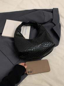 New Luxurious High-End Crocodile Pattern Versatile Women Handbag - Black - View 4