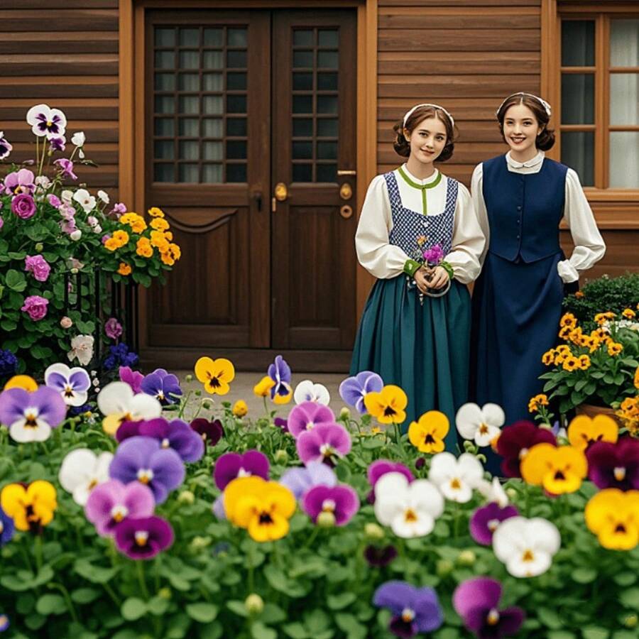 5000 Seeds Perennial Viola Johnny Jumps Up To Plant Flower Seeds - 20000+ - View 1