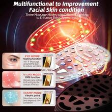 Microcurrent Multifunctional Facial Devi, FSA SA Eligible Smart Photon MicroCurrent Devi Electric Fa Lift Light Therapy Skin Care Auty Machine - Black - View 5