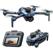 TOKQI 2025新款GT8无人机 - 双摄像头FPV无人机，配备4.3英寸屏幕、WiFi、无刷电机、避障功能 - 可折叠遥控四轴飞行器（生日/圣诞礼物） - 彩色 - 查看 11