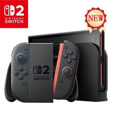 Nintendo Switch Nintendo Switch 2 Consola, pantalla OLED de 7.9 pulgadas, calidad de imagen de nivel cinematográfico y experiencia de juego con cancelación de ruido envolvente, portátil y acoplable, color negro