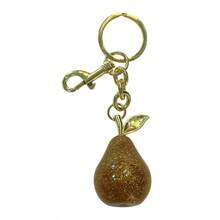 1pc Creative Cute Pear Shaped Keychain, Fashion Bag Pendant, Car Key Chain, Couples Small Gift, Backpack Decor - Multicolor - View 7
