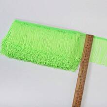 4 Inches Polyester Fringe Trim Lace Tassel Fringe Trimming For Latin Dress Stage Clothes Lamp Shade Decoration DIY