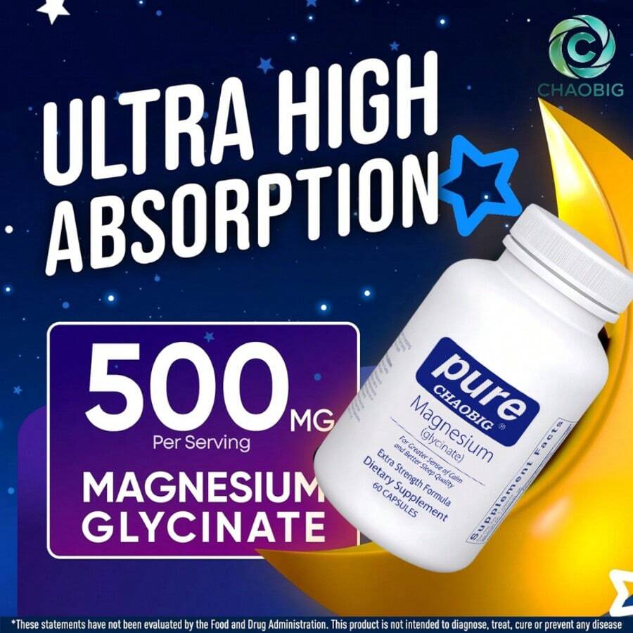Magnesium Complex With Vitamin D And Zinc Supplements, Magnesium Supplement For Sleep, Nerve, & Bone Support With Vitamin D3 & Zinc For Immune Support | Perfect For Perimenopausal | Menopause Care(60 Count/Bottle) - 1 Bottle(Trial) - 查看 1