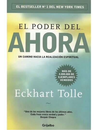 Libro El Poder Del Ahora Eckhart Tolle Grijalbo