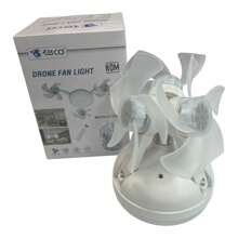 Ventilador-Lampara LED - Blanco - Ver 4