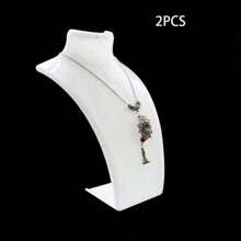 1 pièce/2 pièces/3 pièces Support d'affichage de bijoux en acrylique, boucles d'oreilles, bracelets, colliers, pendentifs et porte-bijoux, plusieurs couleurs disponibles