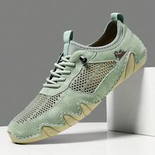 Large Size Hollow Out Men's And Women's Outdoor Casual Summer Breathable Mesh Sports Shoes - Z8808 Brown - View 4