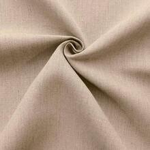 Tela de lino | Tela de lino natural | Bordado, costura | Suave, transpirable | 140 cm de ancho | 70% lino, 30% rayón | Cáñamo, yute, labor de aguja, forro (Plata, 2 yardas) - Caqui - Ver 6