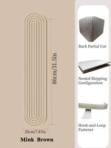 1pc No Drill Decorative Bulletin Board, Multi-Purpose Polyester Felt Noticeboard, Self-Adhesive Photo Wall DIY Display Board, Reusable Household/Office Wall Memo Board, Wall Mounted Pinboard. Suitable For Room Decoration, Office Memo, Poster Decor, Photo Sticking, Calendar Planning, Suitable For Bedroom, Study, Living Room, Sofa Wall, Office And School Home Decor Back To School School Supplies - Multicolor - View 11