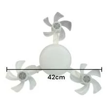 Ventilador-Lampara LED - Blanco - Ver 5