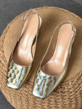 1 Paar Damenschuhe mit Schlangenmuster High Heels, 7 cm dicker Absatz, sexy Mode, geeignet für Laufsteg, Hochzeit, Party und Ausgehen