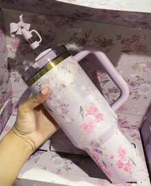 STANLEYQuencherH2.0 Tumbler With Handle And Straw 40 Oz | Flowstate3-Position Lid | Cup Holder Compatible For Travel | Insulated Stainless Steel Cup - Màu tím  Violet - Xem 7