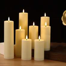 12pcs Candle Set + New Fake Candles + Electronic Flameless Candle Lights + ABS Material + Remote Control High-End Candle Lights + Suitable For Romantic Atmosphere, Birthday Romance, Wedding Creative Timed Candles (Batteries Not Included)
