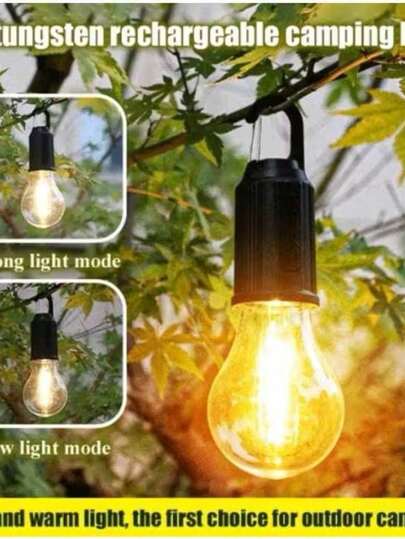 Lâmpada Portátil Solar  Lanterna De Iluminação Portátil De 4 Modos À Prova D'água Recarregável