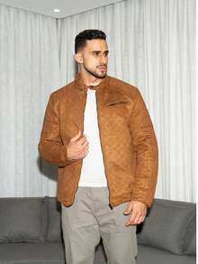 Men's Suede Jacket - Lạc đà - Xem 4