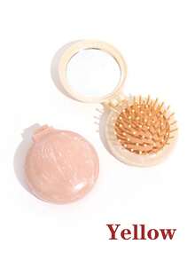 Marble Massage Comb, Hair Brush With Mirror, Lightweight Travel Comb, Portable Folding, Makeup Brush, Beauty Bag, Suitable For Styling And Massage, Abs Plastic, Suitable For Women, Must-Have For Going Out, Travel Accessories. Summer Travel Essentials Workout School Supplies Camping Holiday Essentials Vacation Cruise,Back To School,Travel Holiday Essentials,Hair Accessories For Women,Brush,Hair Brushes,Edge Brush,Brush Hair,Hair Comb,Comb Hair,Detangling Brush,Ball Brush,Mini Hair Brush,Hair Brush Set,Wooden Comb,Hair Brush, Brush, Comb, Slick Back Brush, Hairbrush, Edge Brush, Brush Hair, Hair Comb, Hair Brush Set, Comb Hair, Mini Hair Brush, Detangling Brush, Hair Brushes, Hair Products, Hair Tools, Hair Stuff, Hair Care, Curly Hair Brush, Barber, Barber Accessories, Hairdressing Equipment,Travel Essentials,Hairstyle,Hairdressing