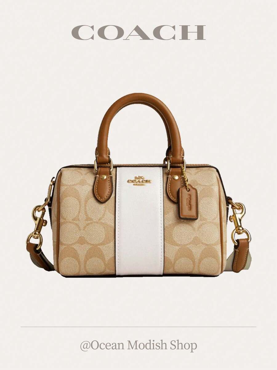 Coach Mini Rowan Satchel Bags For Women Crossbody Bag 2-Way Wear Business Casual Women Purses Handbag Gift For Her