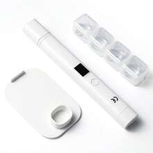 1 件 LED UV 美甲灯，无线紫外线灯，便携式美甲灯，USB 充电美甲烘干机灯，适用于美甲、指甲胶、指甲亮片装饰、快速干燥、迷你美甲沙龙灯、DIY 美甲美甲工具，送给女孩的最佳礼物