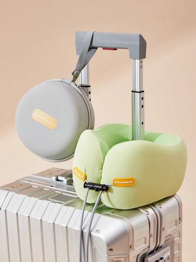 Ice Silk Cool Travel Neck Pillow Memory Cotton U-Shaped Pillow Plane Sleeping Neck Pillow Cervical Pillow Portable U-Shaped Pillow Sleeping Pillow Neck Pillow