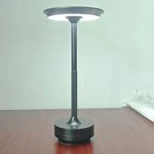 1 Piece, Modern Wireless LED Desk Lamp, Bar Decoration Atmosphere Light, With Touch Control, Stepless Dimming And 3 Color Temperatures - Rechargeable 1200mAh USB Power Supply, Eye Protection Design, Polished Metal Surface, Suitable For Living Room, Bedroom, Outdoor Use, Rechargeable Desk Lamp (Gold, Black, Silver), Emergency Lighting For Power Outages